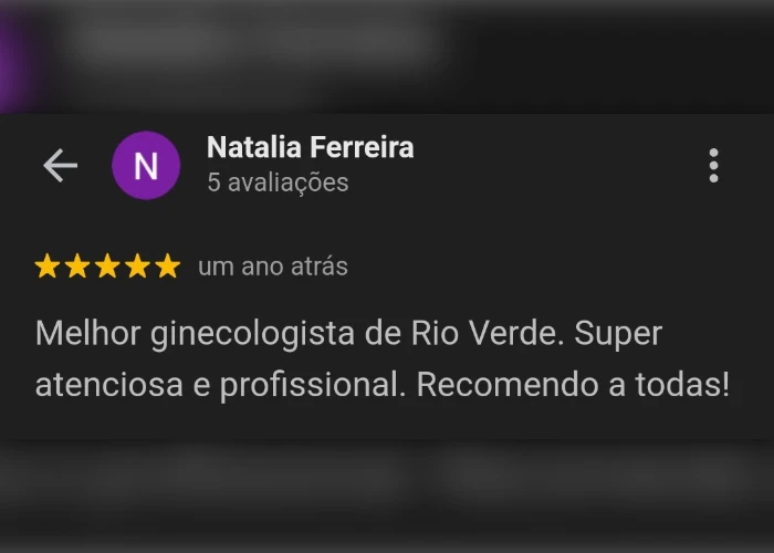 Avaliação real do Google 7